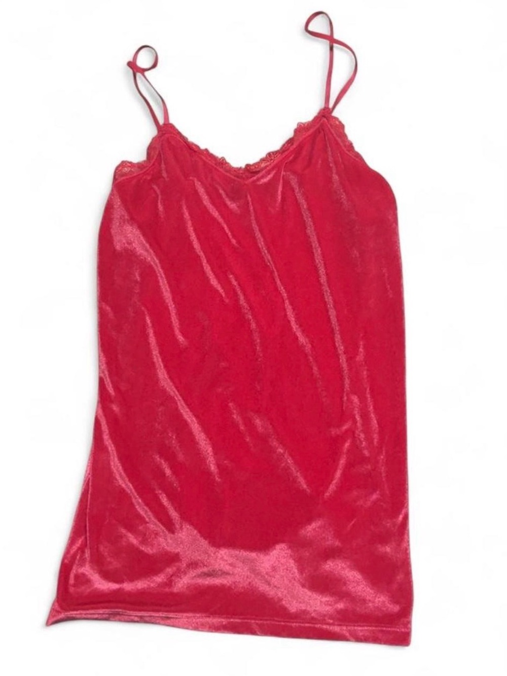INC International Concepts Hot Pink Velvet Slip